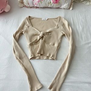 Bow top , coquette top